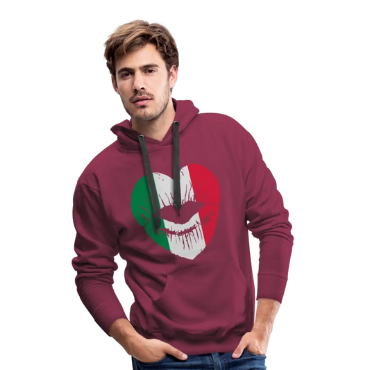 SSW1422 Hoodie Italienischer Kuss - Bordeaux