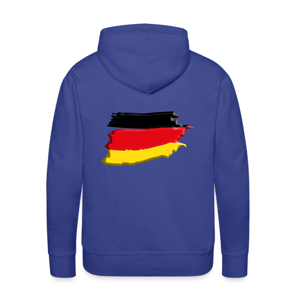 SSW1424 Hoodie German vintage flag 3D - Königsblau