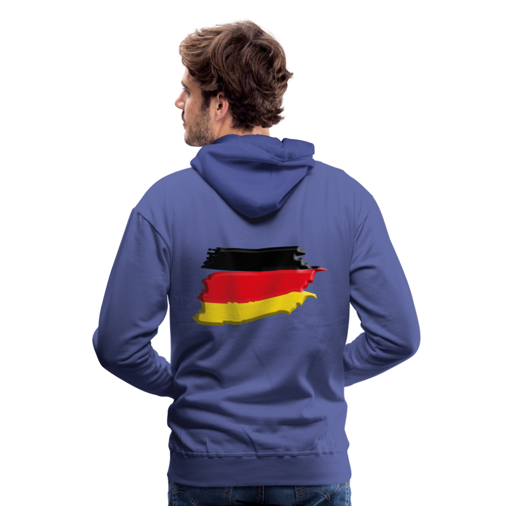 SSW1424 Hoodie German vintage flag 3D - Königsblau