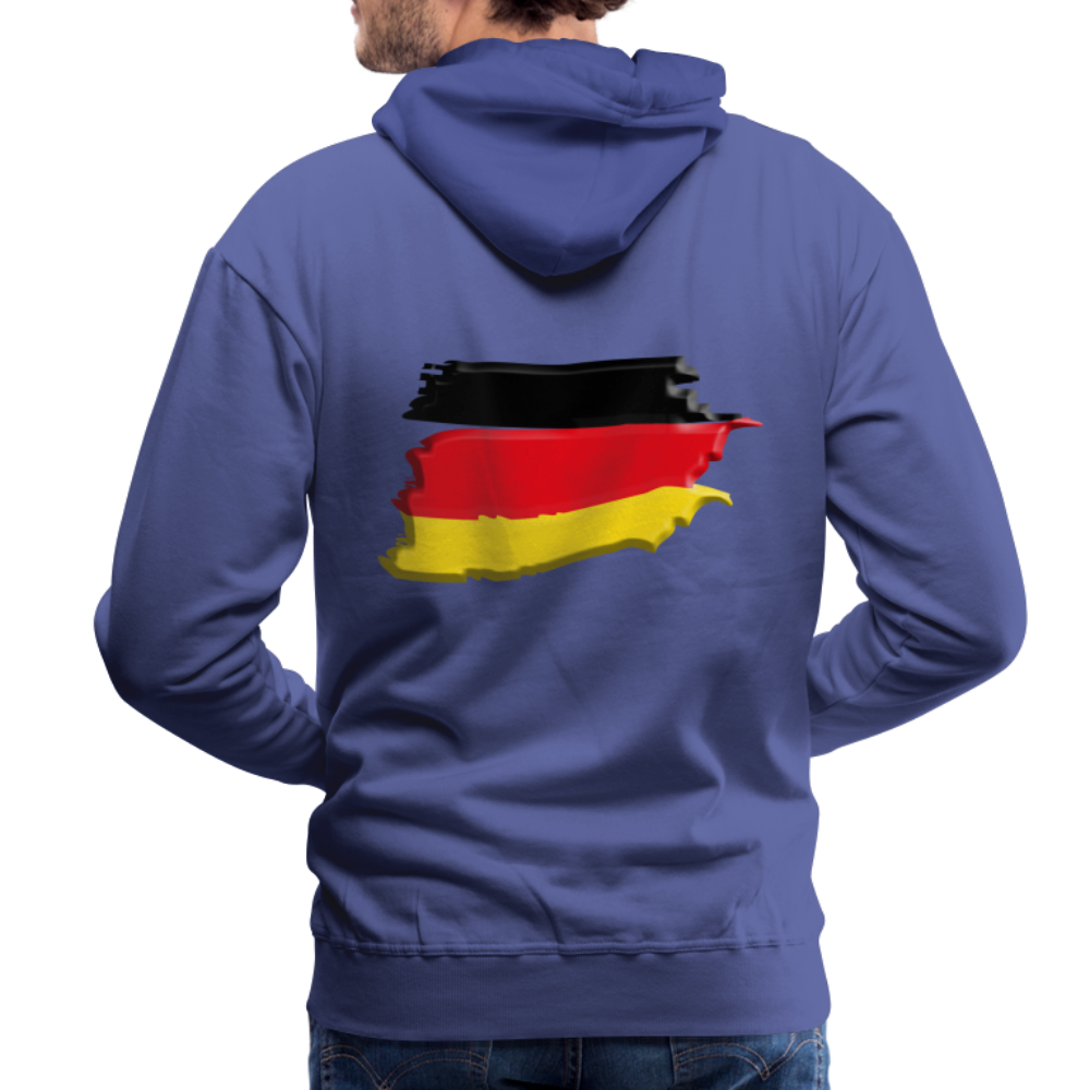 SSW1424 Hoodie German vintage flag 3D - Königsblau