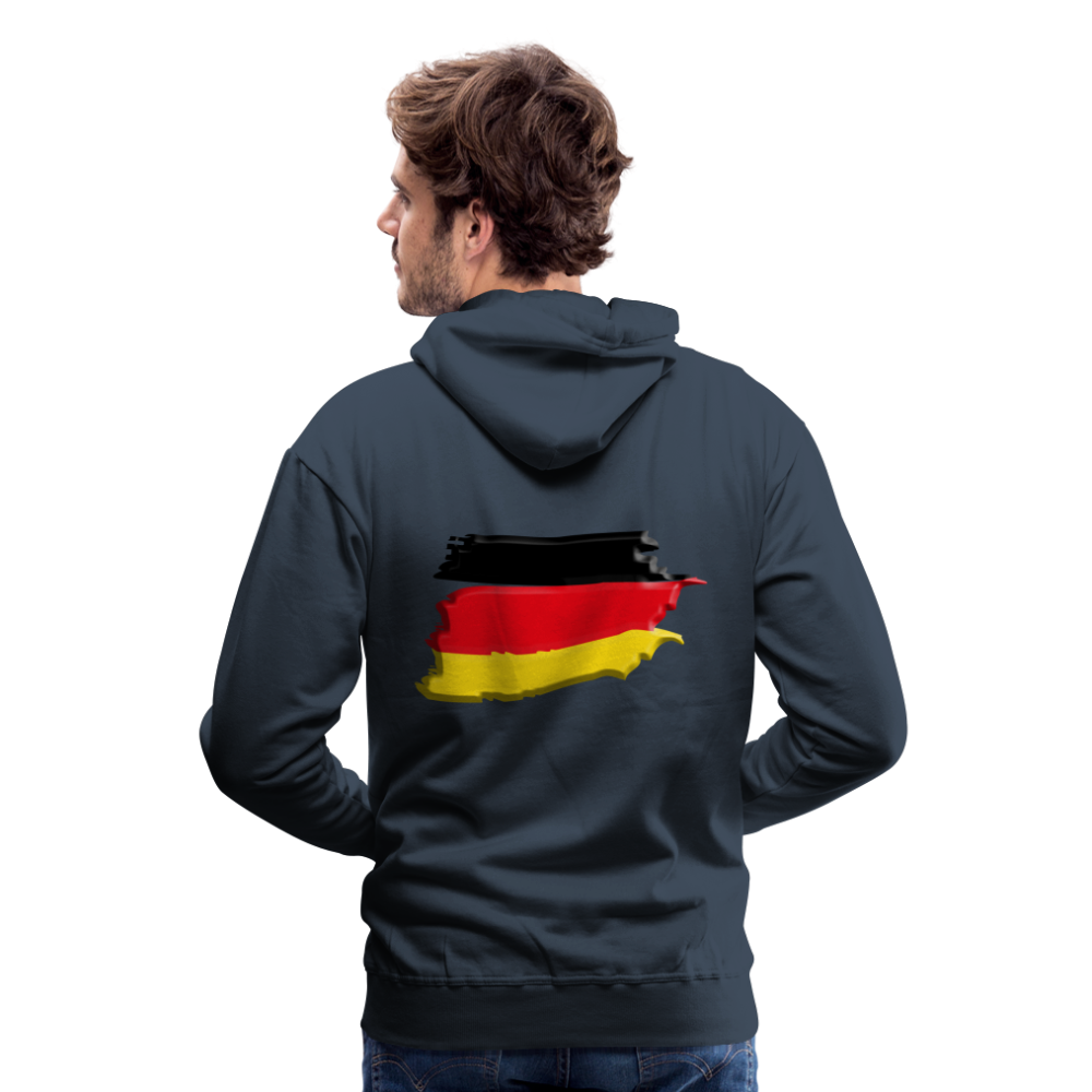 SSW1424 Hoodie German vintage flag 3D - Navy