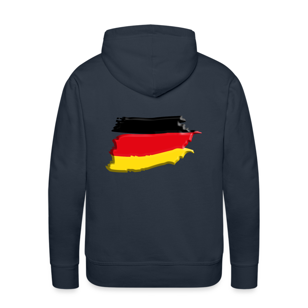 SSW1424 Hoodie German vintage flag 3D - Navy