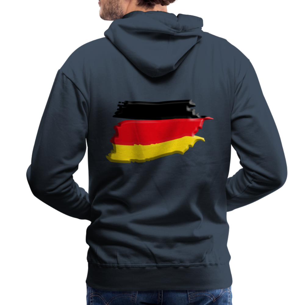 SSW1424 Hoodie German vintage flag 3D - Navy