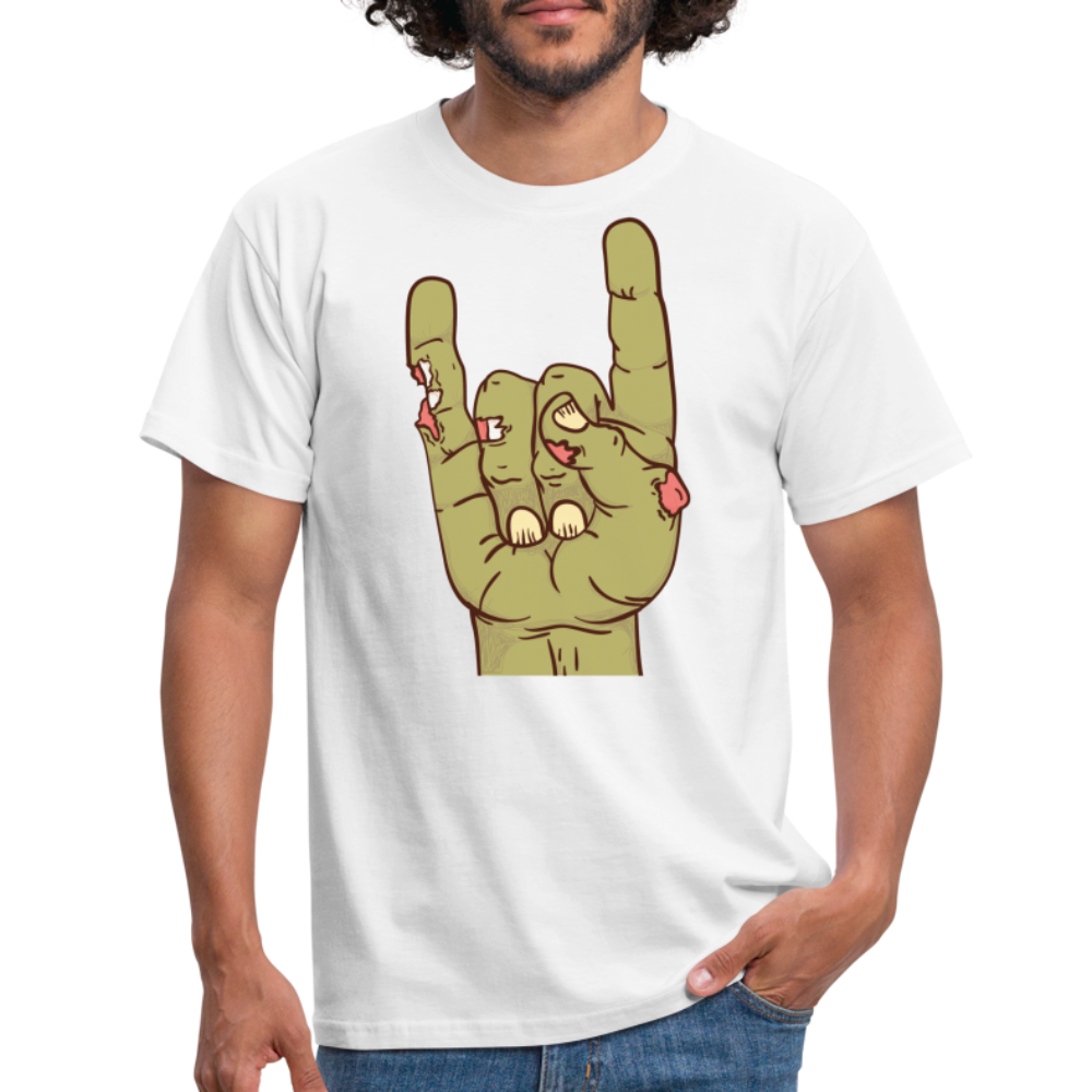 SSW1432 Tshirt Zombie-Felsen - weiß
