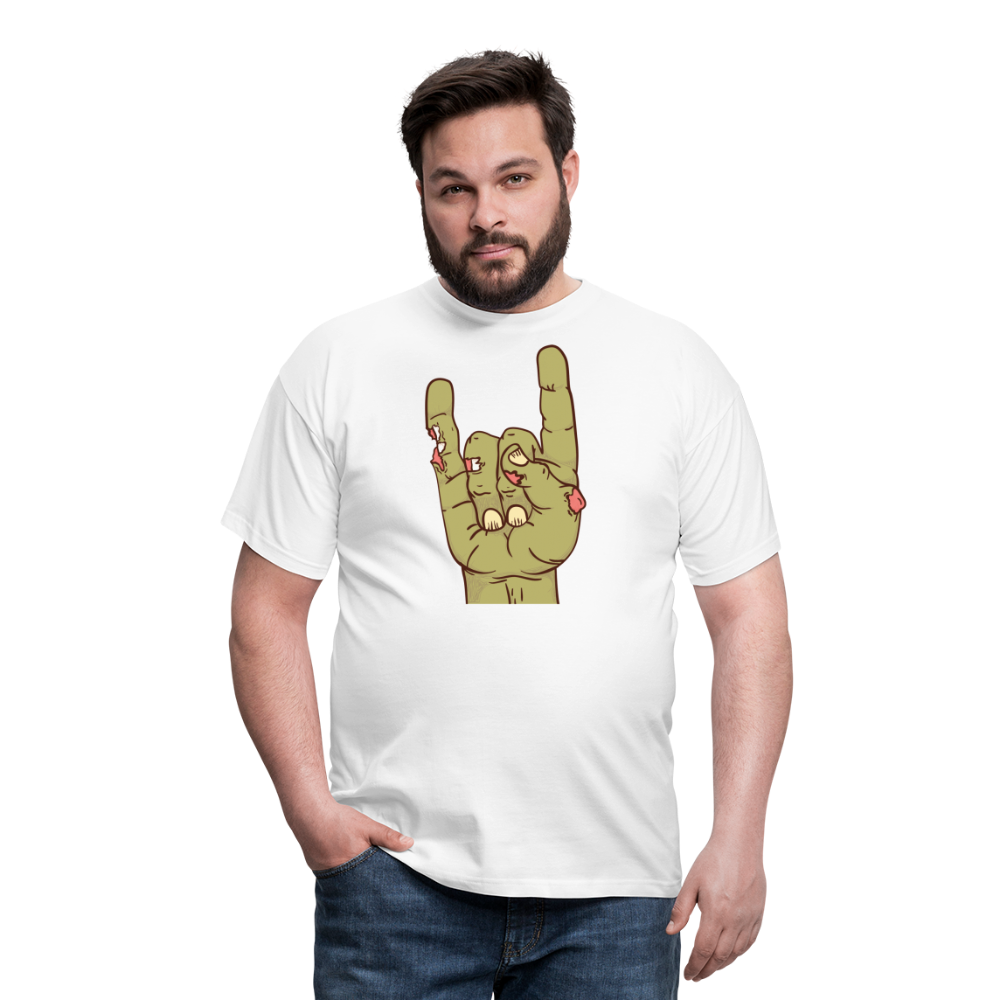 SSW1432 Tshirt Zombie-Felsen - weiß