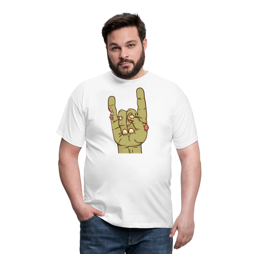 SSW1432 Tshirt Zombie-Felsen - weiß