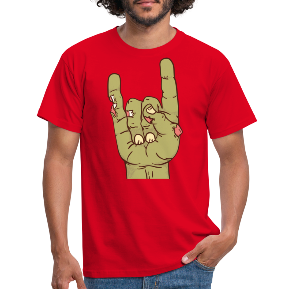 SSW1432 Tshirt Zombie-Felsen - Rot