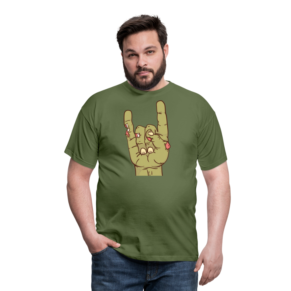 SSW1432 Tshirt Zombie-Felsen - Militärgrün