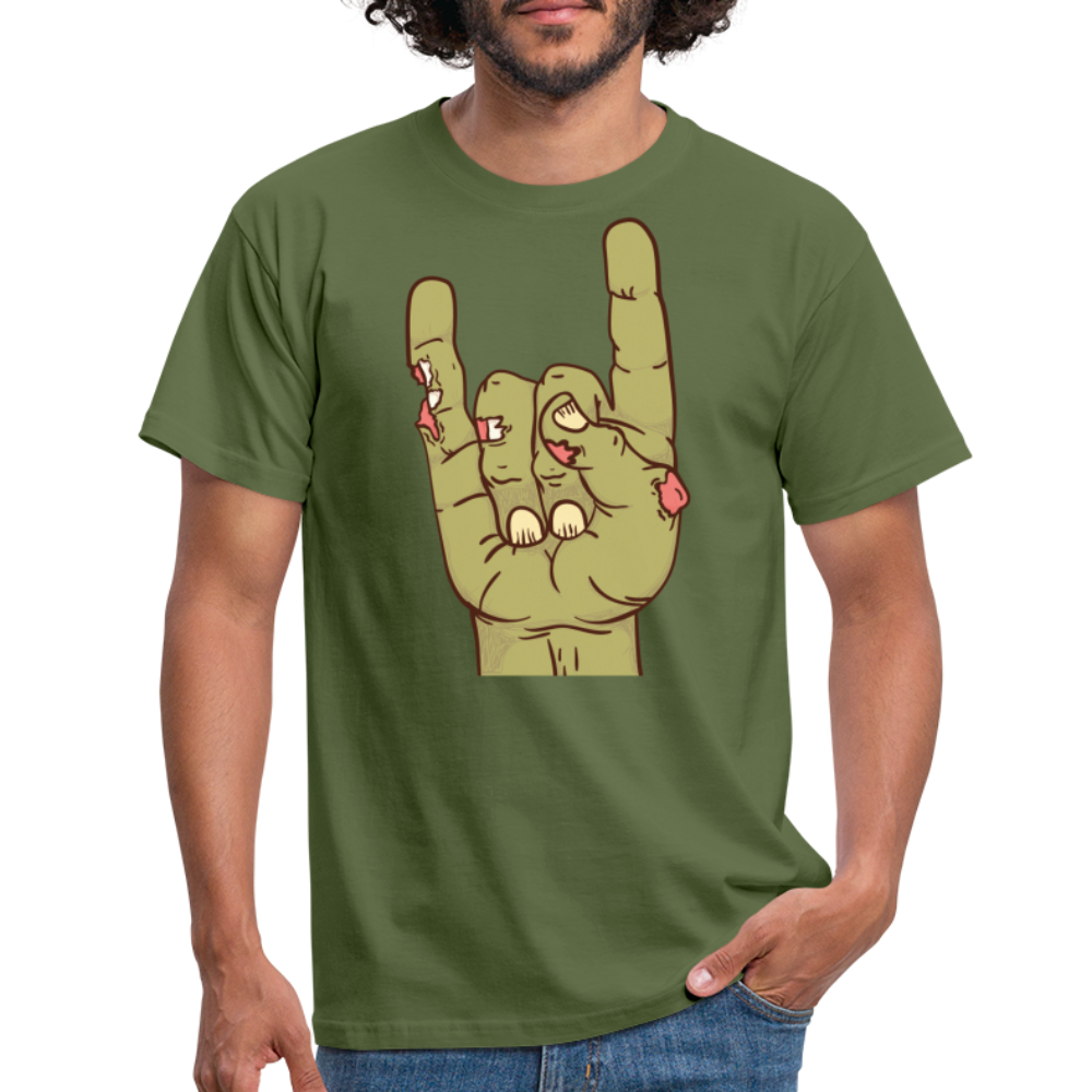 SSW1432 Tshirt Zombie-Felsen - Militärgrün