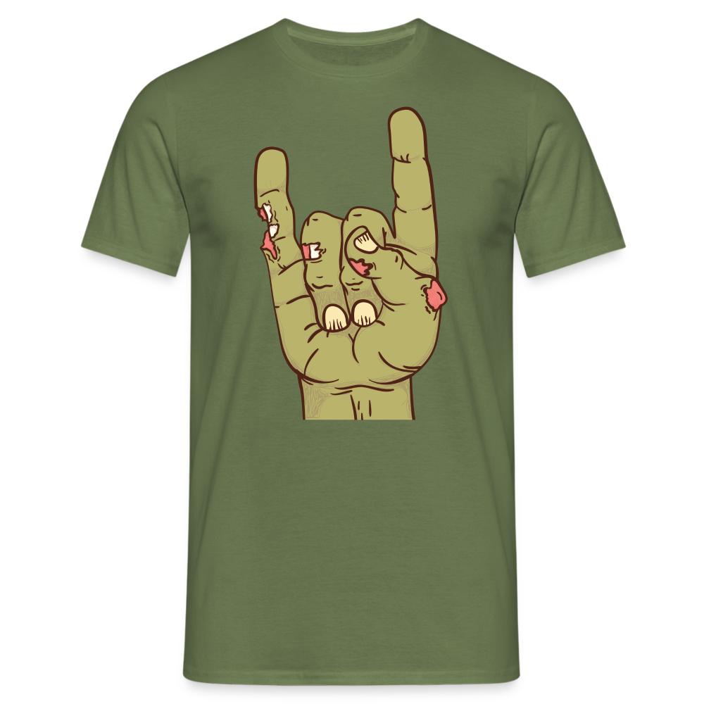 SSW1432 Tshirt Zombie-Felsen - Militärgrün