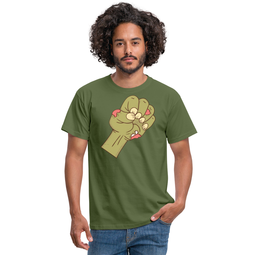 SSW1437 Tshirt Zombie-Faust - Militärgrün