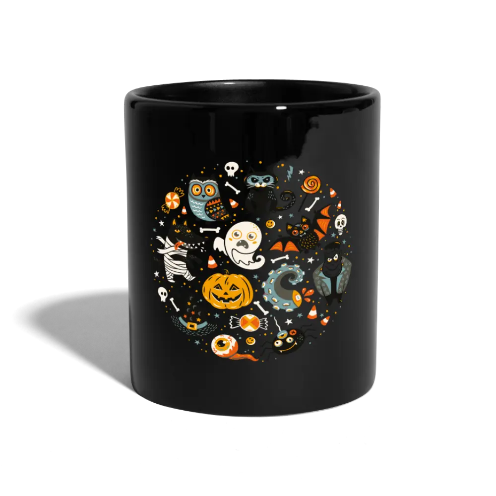 SSW1448 Kaffeetasse Halloween - Schwarz