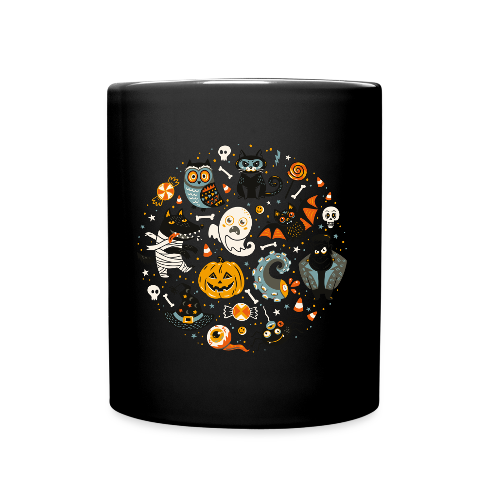 SSW1448 Kaffeetasse Halloween - Schwarz