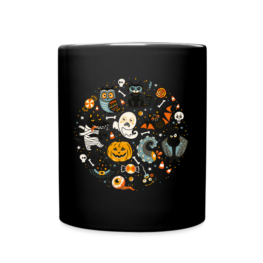 SSW1448 Kaffeetasse Halloween - Schwarz