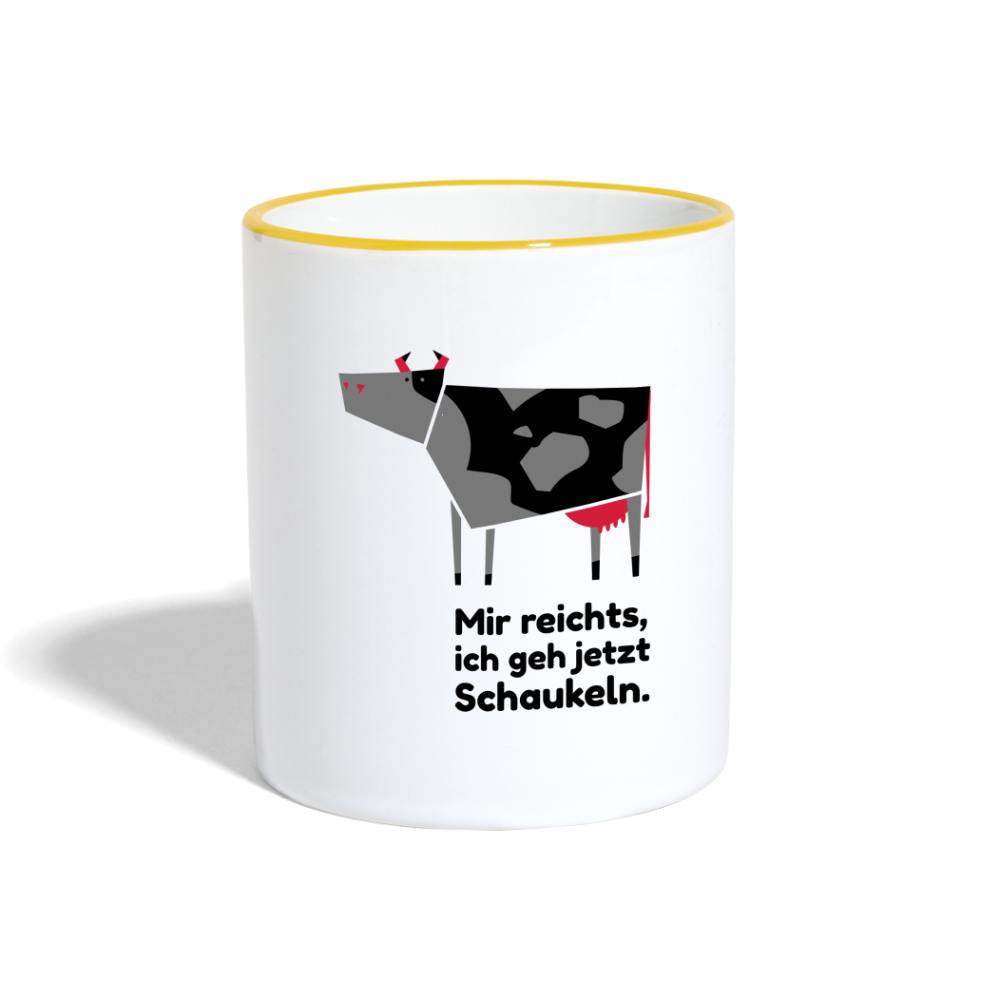Schaukeln 3 - Weiß/Gelb