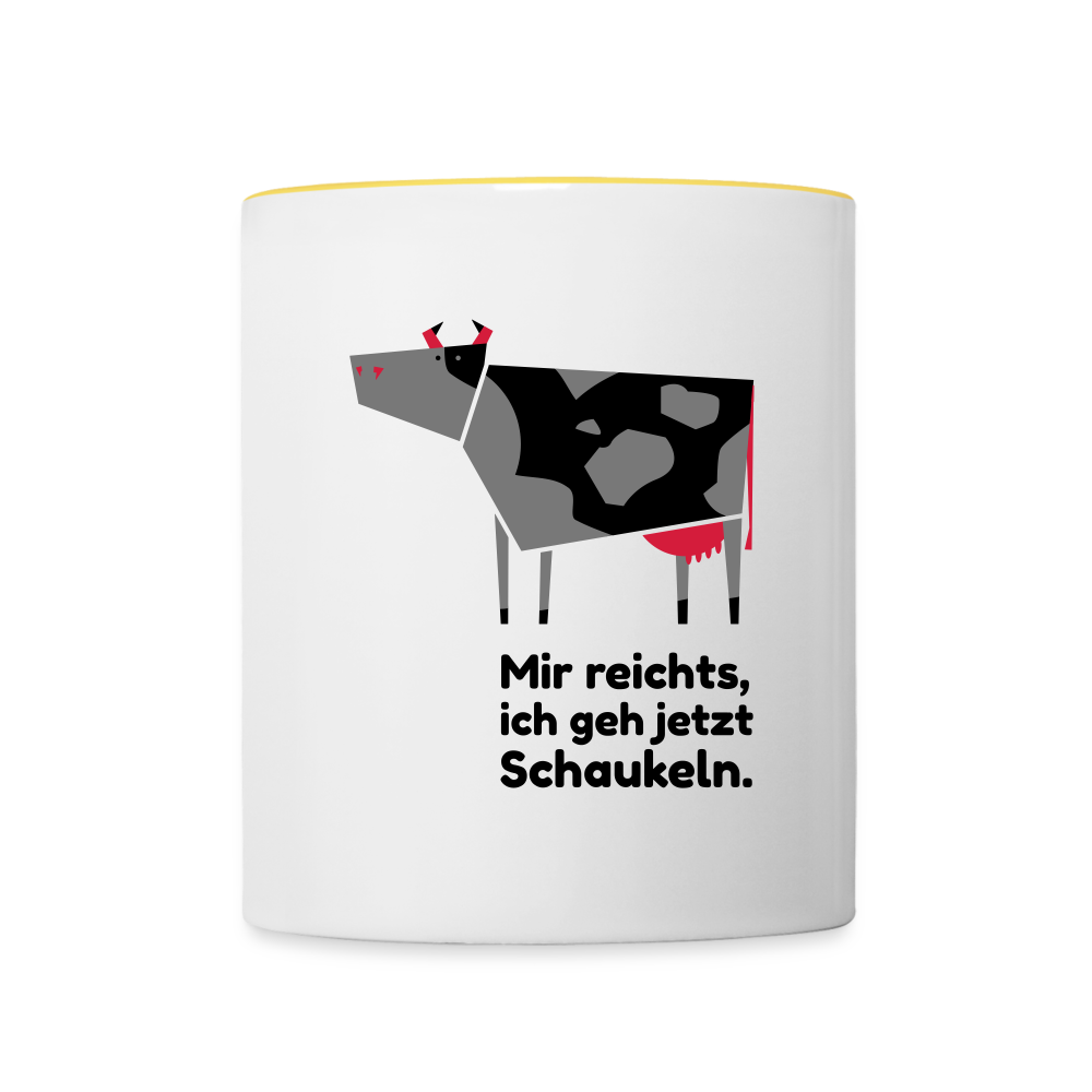 Schaukeln 3 - Weiß/Gelb