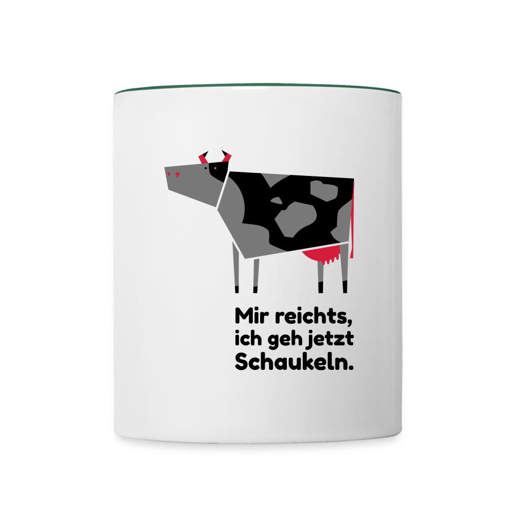 Schaukeln 3 - Weiß/Dunkelgrün