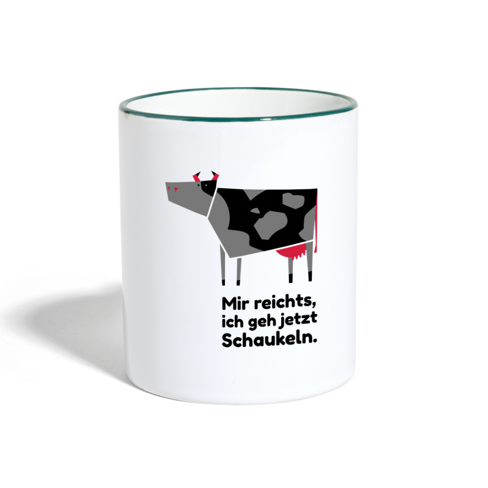 Schaukeln 3 - Weiß/Dunkelgrün