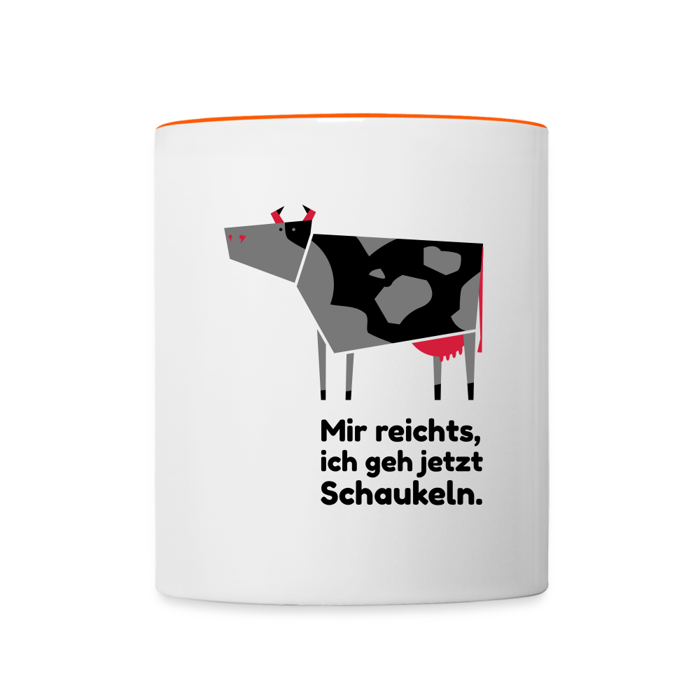 Schaukeln 3 - Weiß/Orange