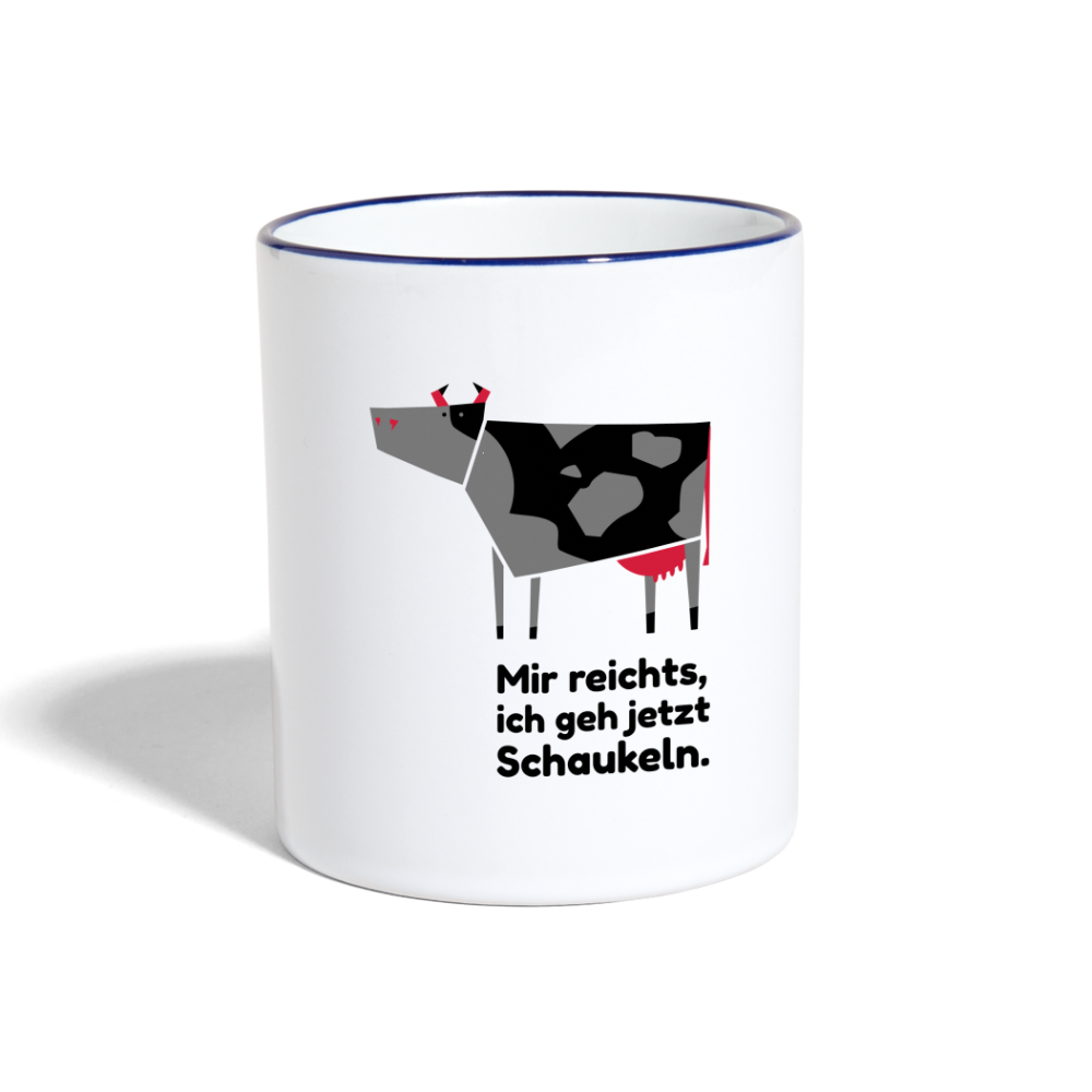 Schaukeln 3 - Weiß/Kobaltblau