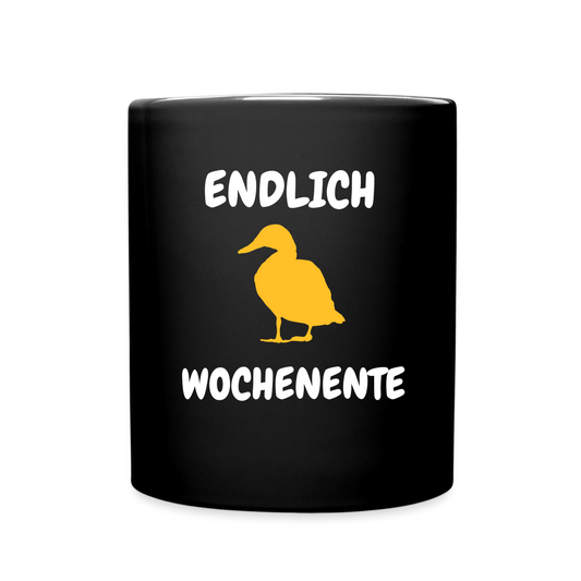 SSW1452 Kaffeetasse WOCHENENTE - Schwarz