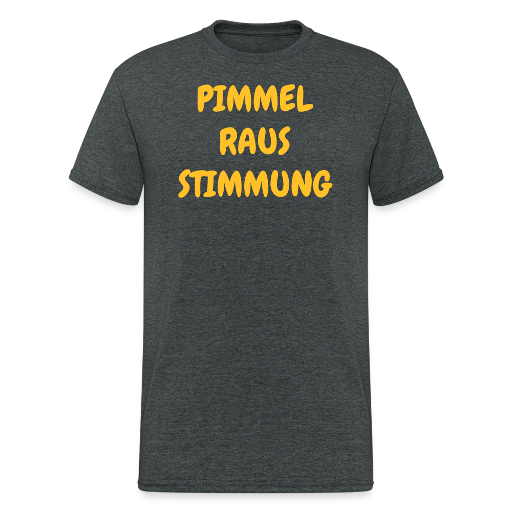 SSW367 Tshirt PIMMEL RAUS STIMMUNG - Dunkelgrau meliert