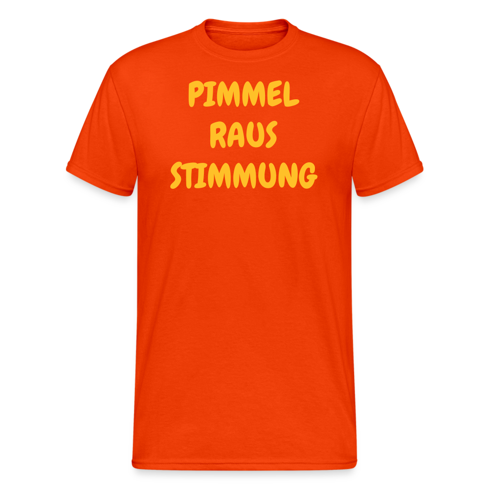 SSW367 Tshirt PIMMEL RAUS STIMMUNG - kräftig Orange