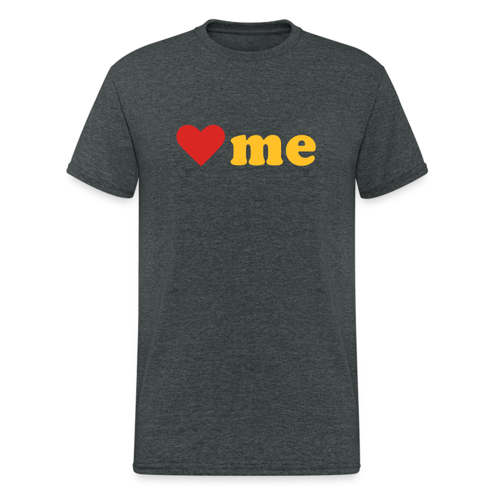 SSW1456 Tshirt Love Me - Dunkelgrau meliert