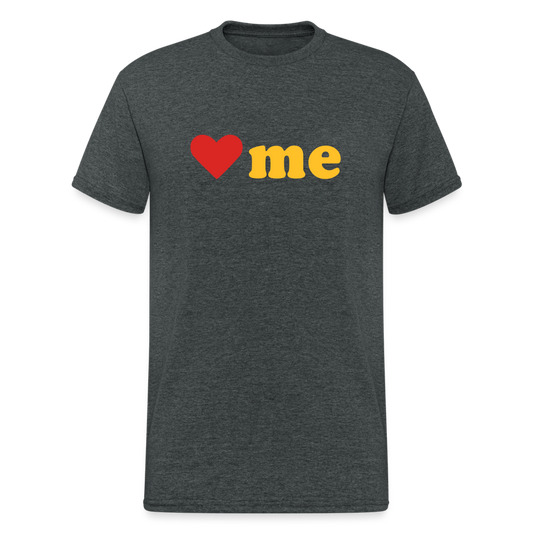 SSW1456 Tshirt Love Me - Dunkelgrau meliert