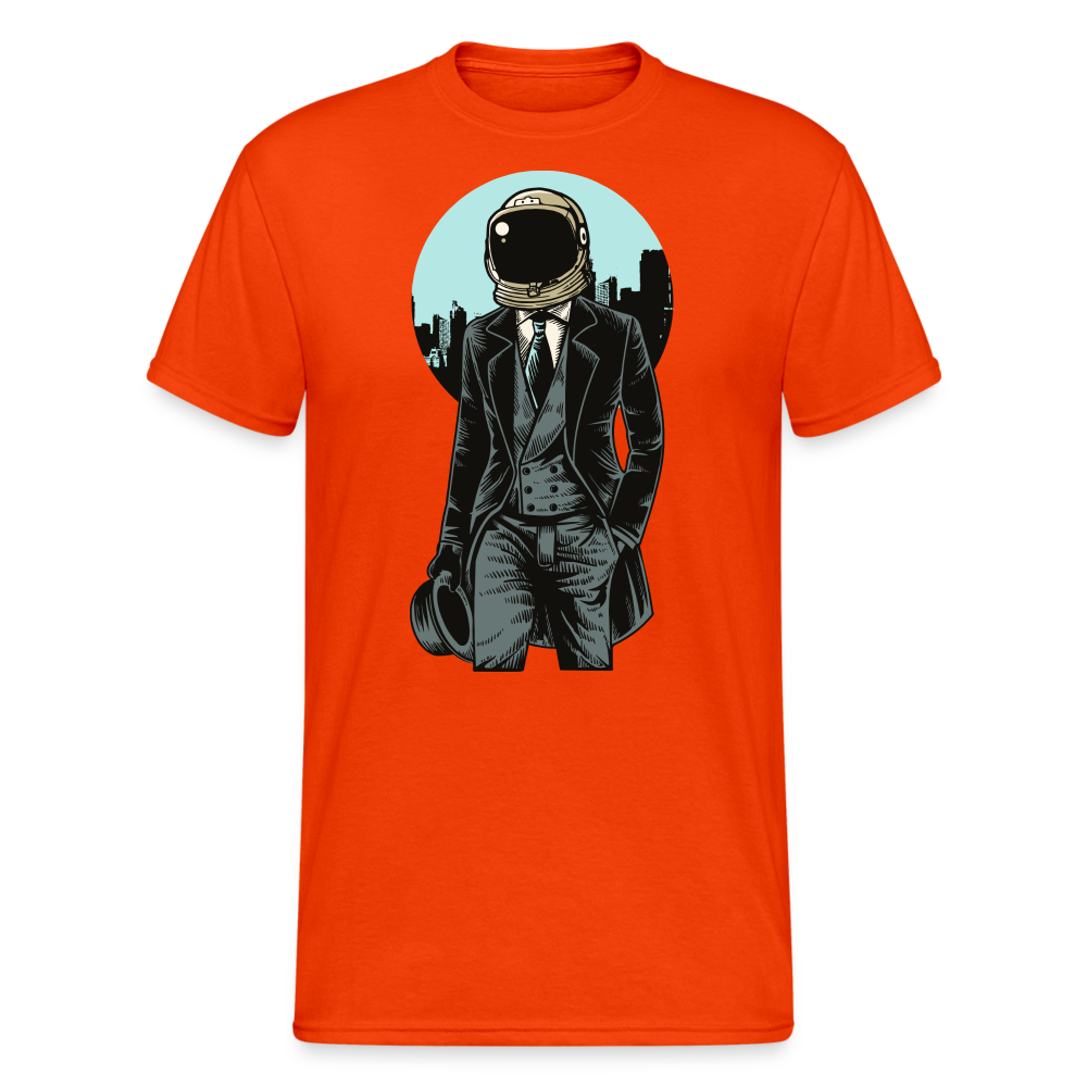 SSW1461 Tshirt Klassischer Astronaut - kräftig Orange