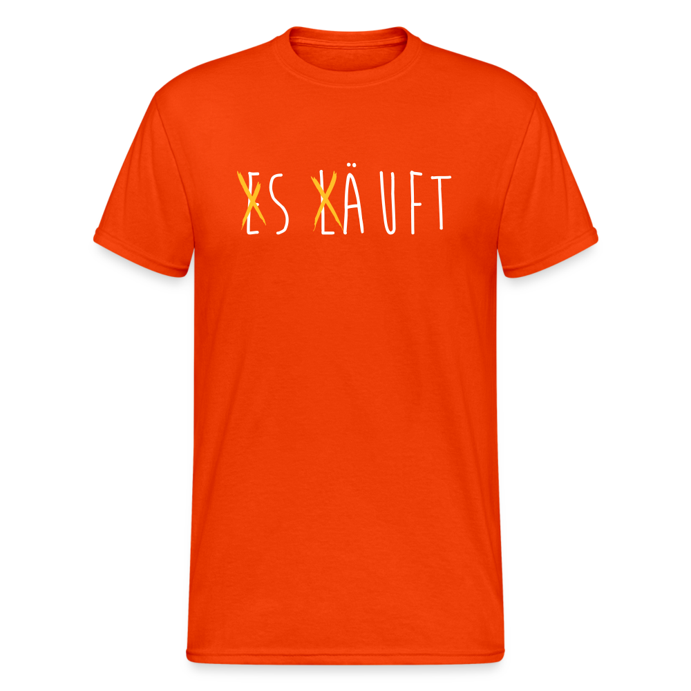 SSW1465 Tshirt Es läuft - kräftig Orange