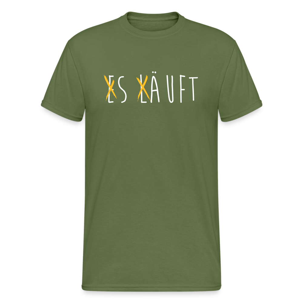 SSW1465 Tshirt Es läuft - Militärgrün