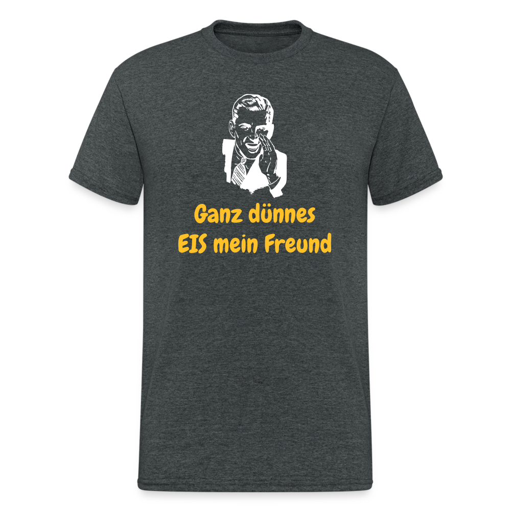 SSW1467 Tshirt Ganz dünnes EIS mein Freund - Dunkelgrau meliert