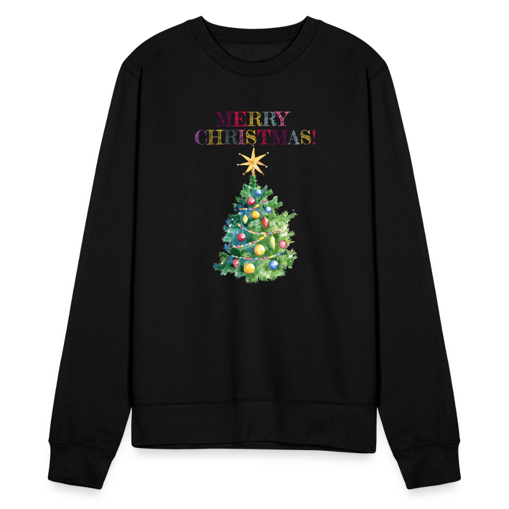 Unisex Pullover MerryChristmas - Schwarz