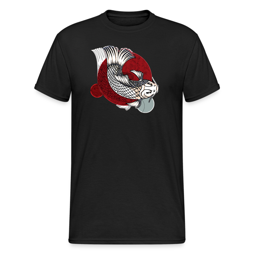 SSW1474 Tshirt Japanese_fish - Schwarz