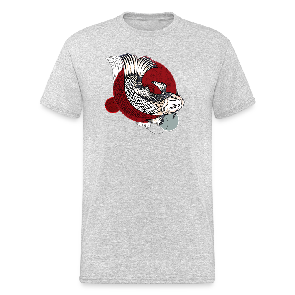 SSW1474 Tshirt Japanese_fish - Grau meliert