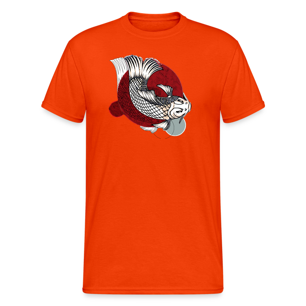 SSW1474 Tshirt Japanese_fish - kräftig Orange