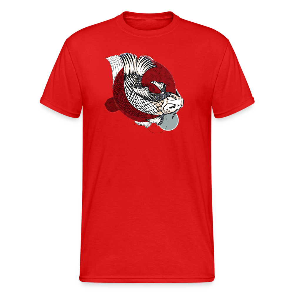 SSW1474 Tshirt Japanese_fish - Rot