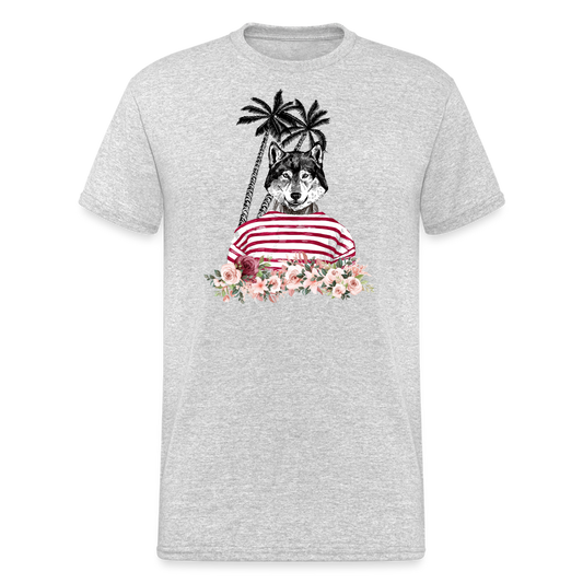 SSW1477 Tshirt COOL_wolf - Grau meliert