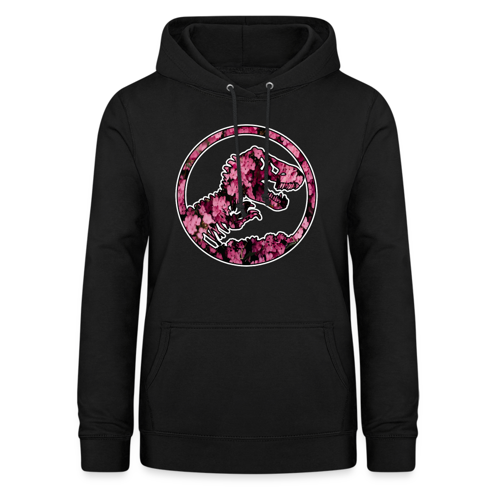 SSW1480 Hoodie jurassic_flowers_v2 - Schwarz