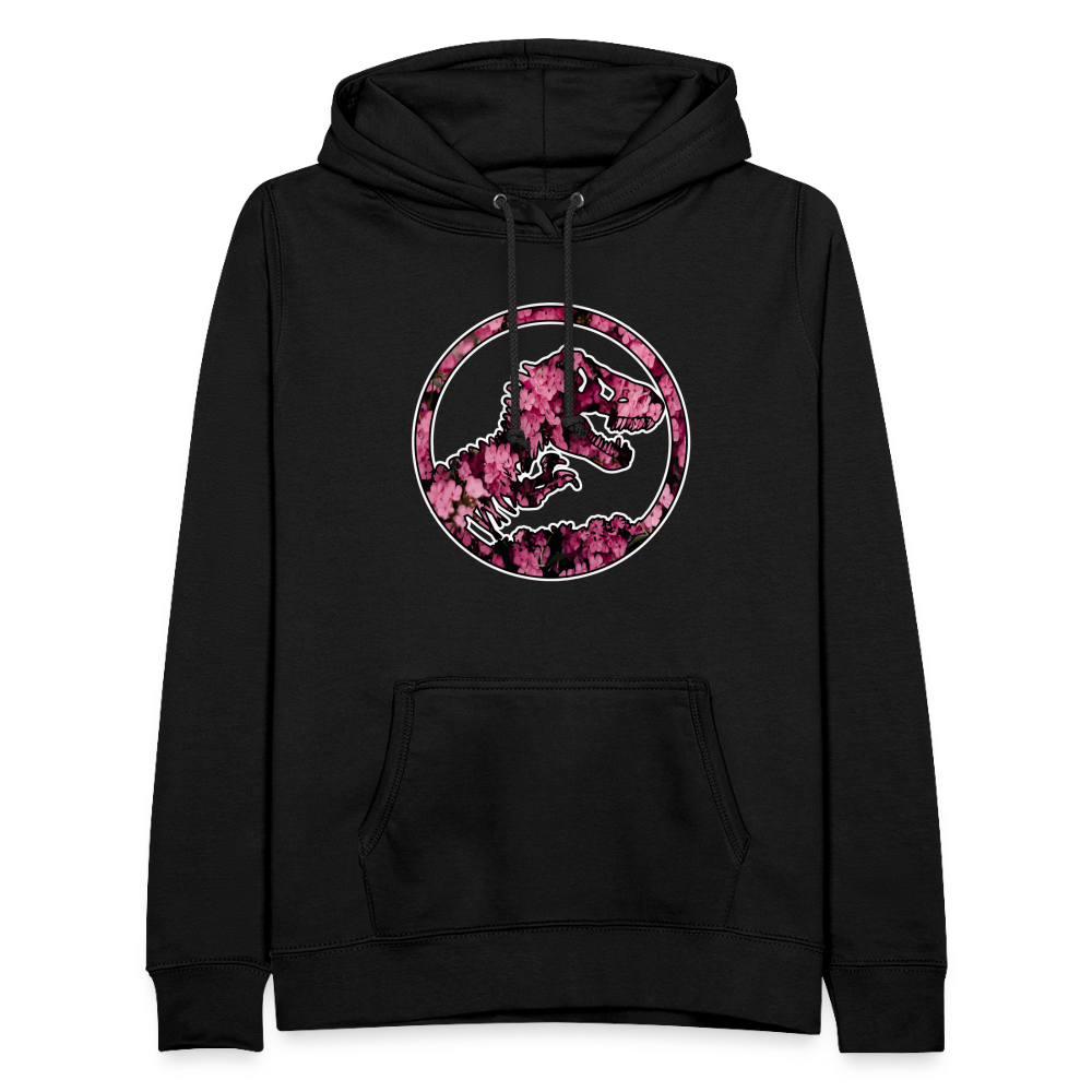 SSW1480 Hoodie jurassic_flowers_v2 - Schwarz