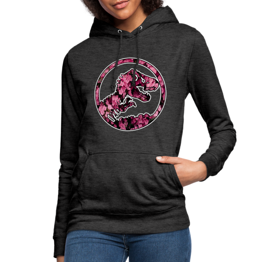 SSW1480 Hoodie jurassic_flowers_v2 - Anthrazit