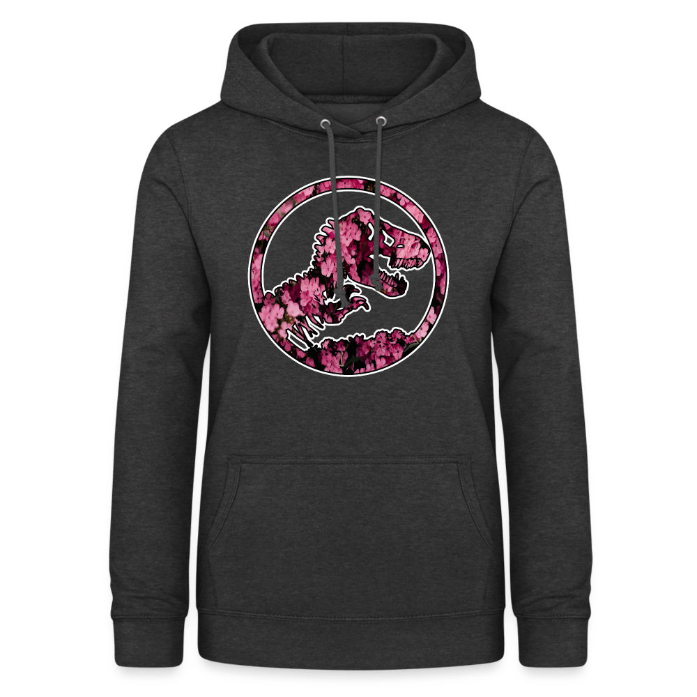 SSW1480 Hoodie jurassic_flowers_v2 - Anthrazit