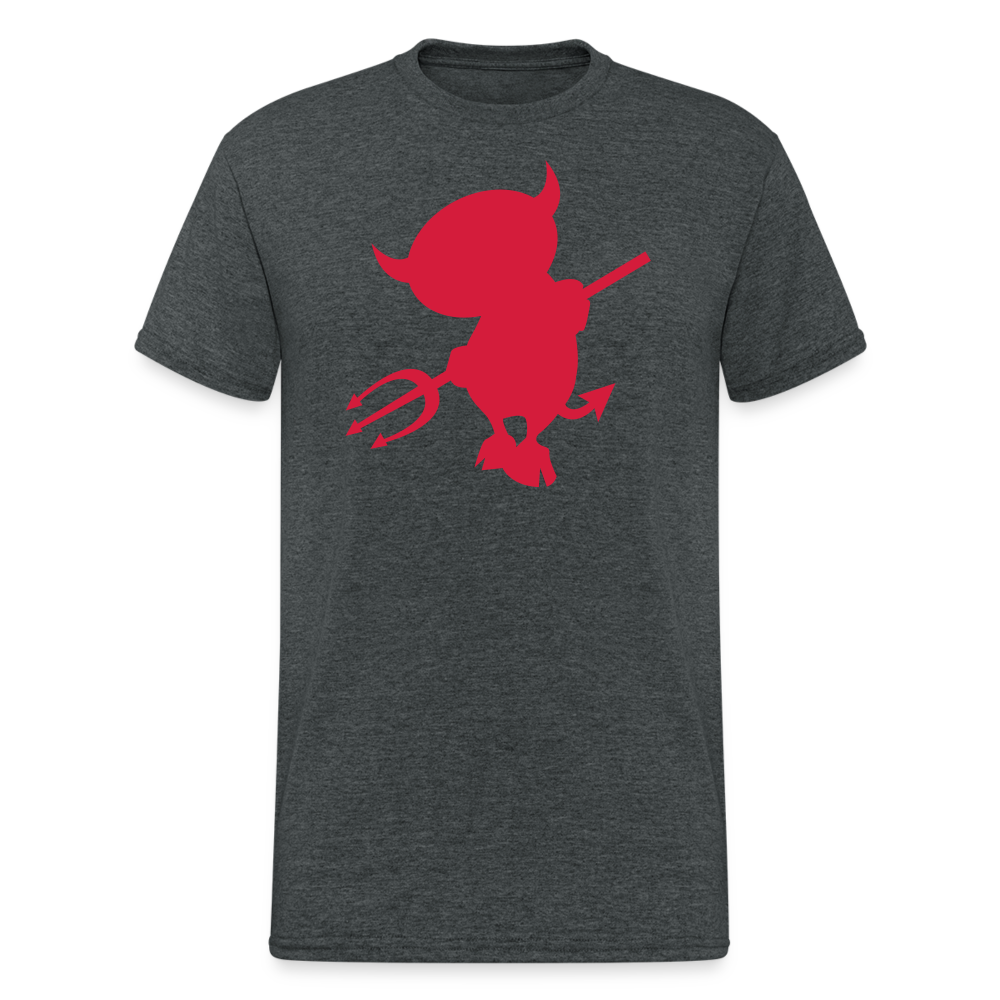 SSW1497 Tshirt Devil - Dunkelgrau meliert