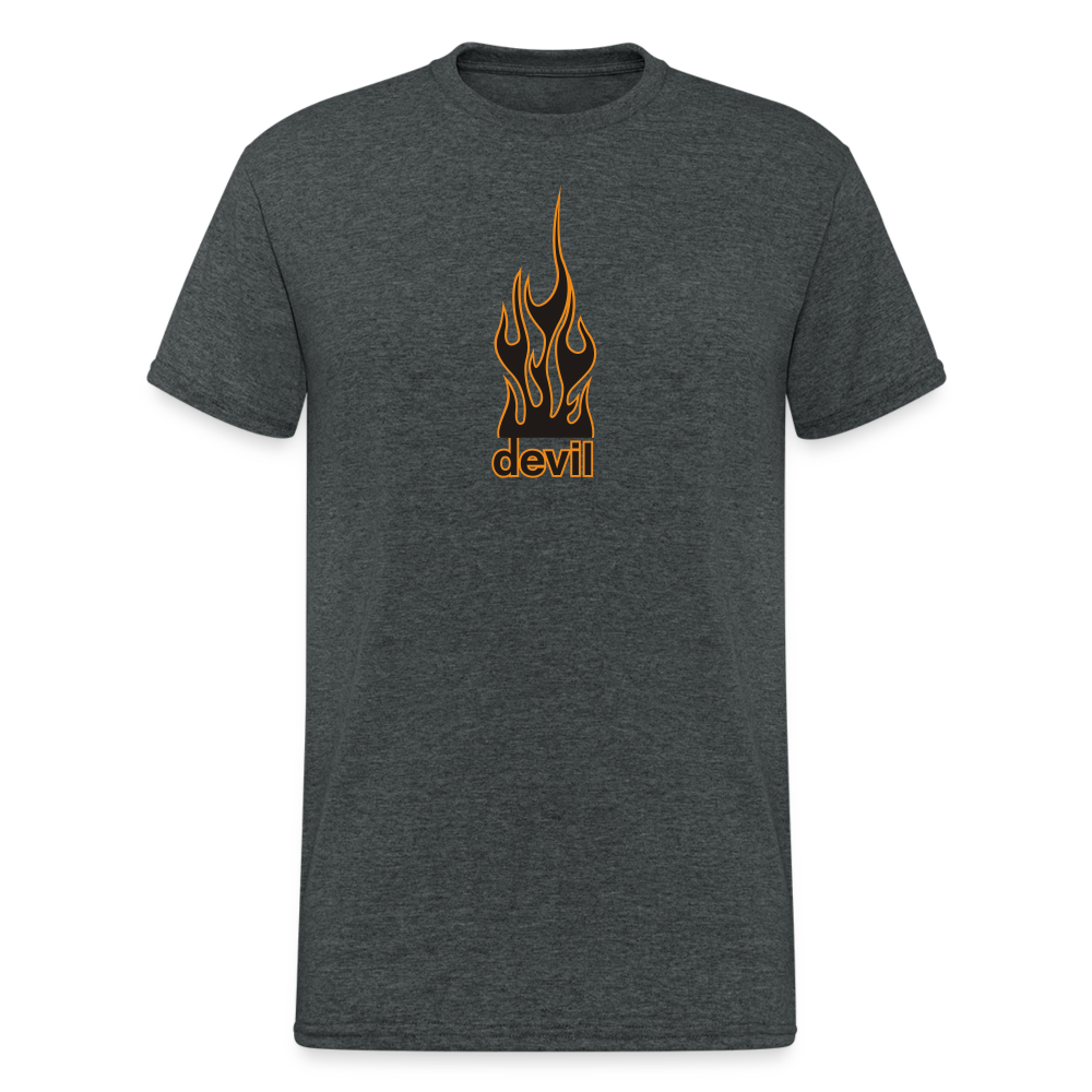 SSW1498 Tshirt Devil - Dunkelgrau meliert