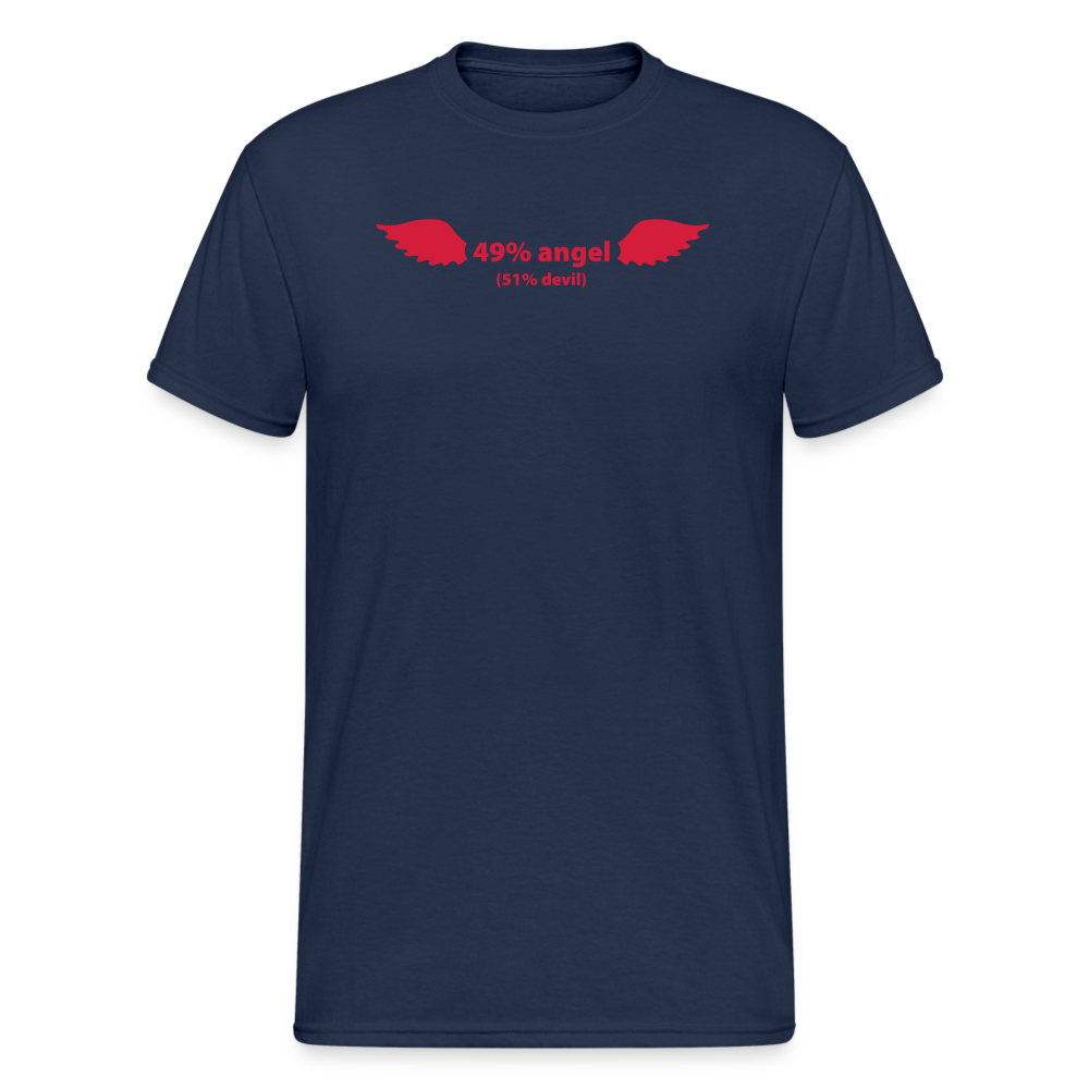 SSW1499 Tshirt 49% Angel. 51% Devil. - Navy