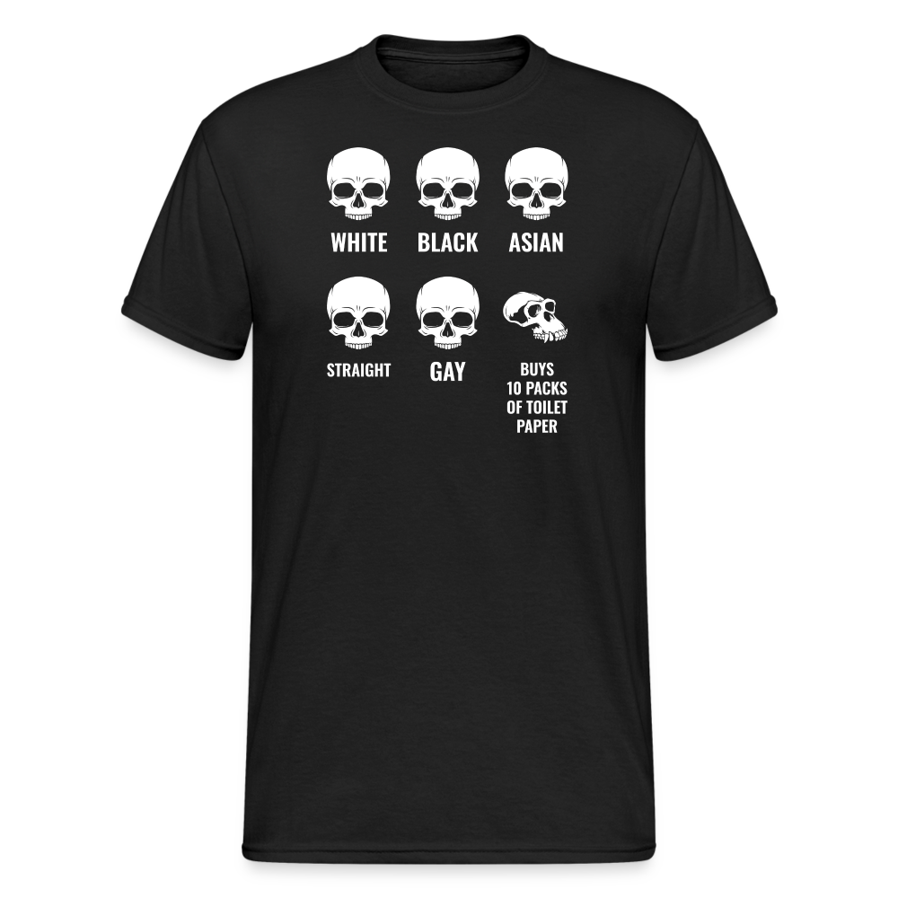 SSW1501 Tshirt Anti-Rassismus Statement - Schwarz