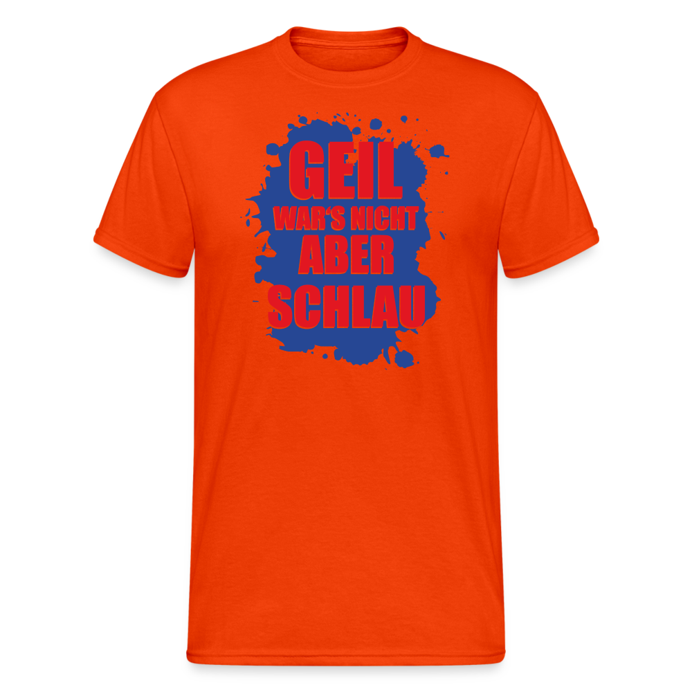 SSW1502 Tshirt Abi Motto - kräftig Orange