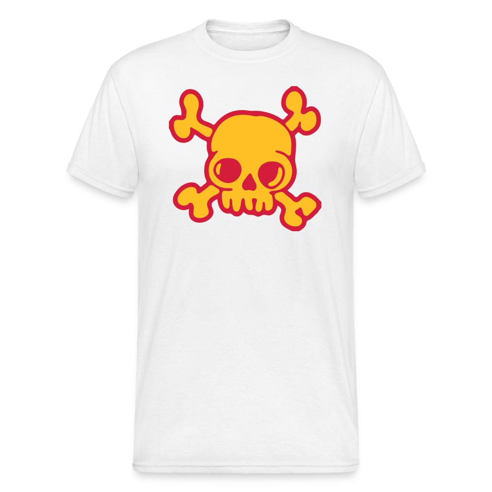 SSW1504 Tshirt Schädel - weiß
