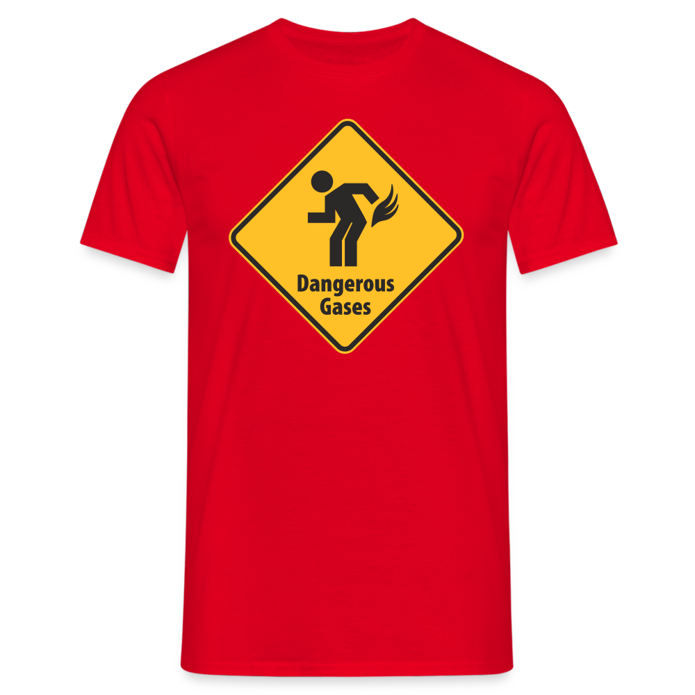 SSW1512 Tshirt dangerous Gases - Rot